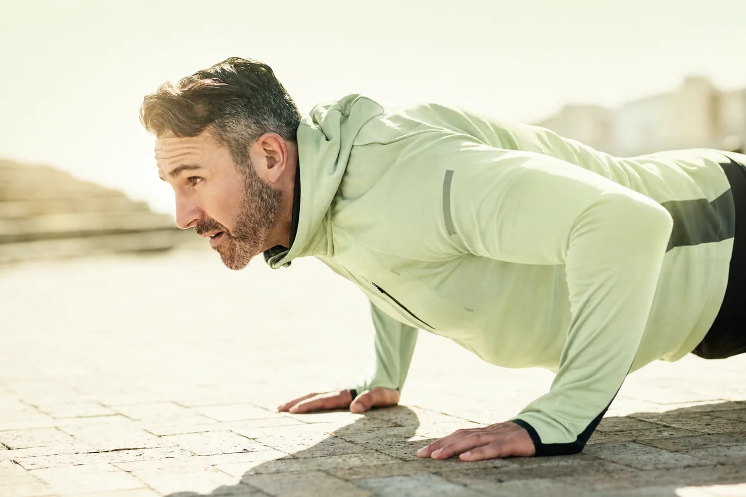 Push-Up Capacity & Heart Risk by Age for Men